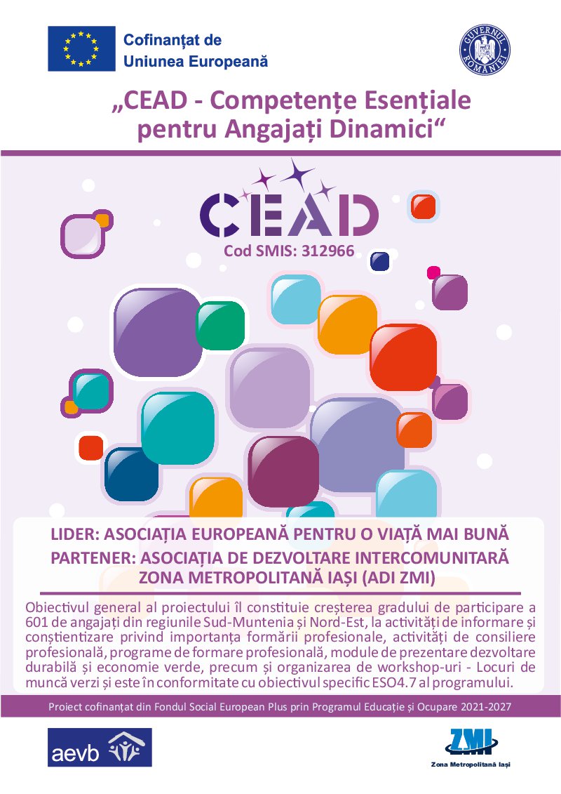 Previzualizare: Afiș CEAD