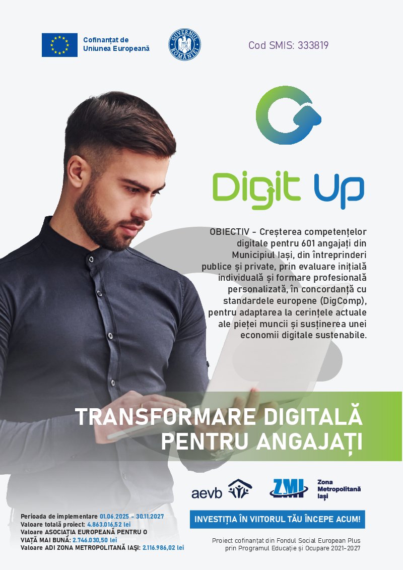 Previzualizare: Afiș Digit UP