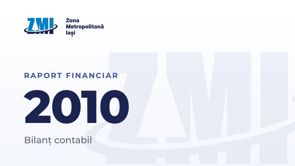Copertă document: Bilanț 2010