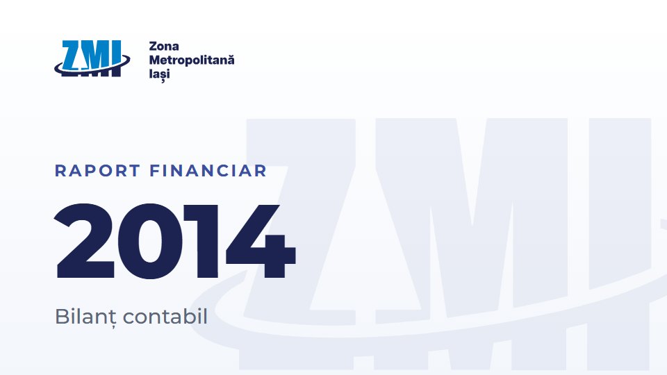 Copertă document: Bilanț 2014
