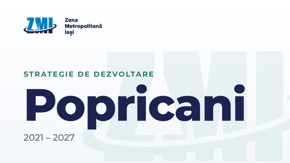 Copertă document: Strategie Popricani 2021-2027