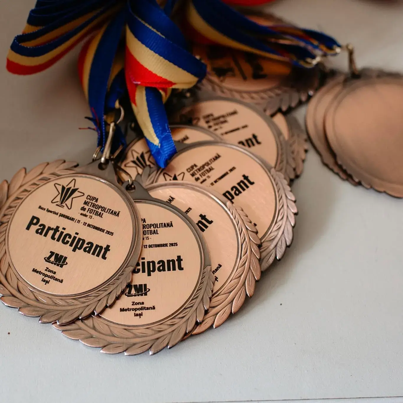 Medaliile „Participant” ale Cupei Metropolitane de Fotbal U15 2025, ADI Zona Metropolitană Iași